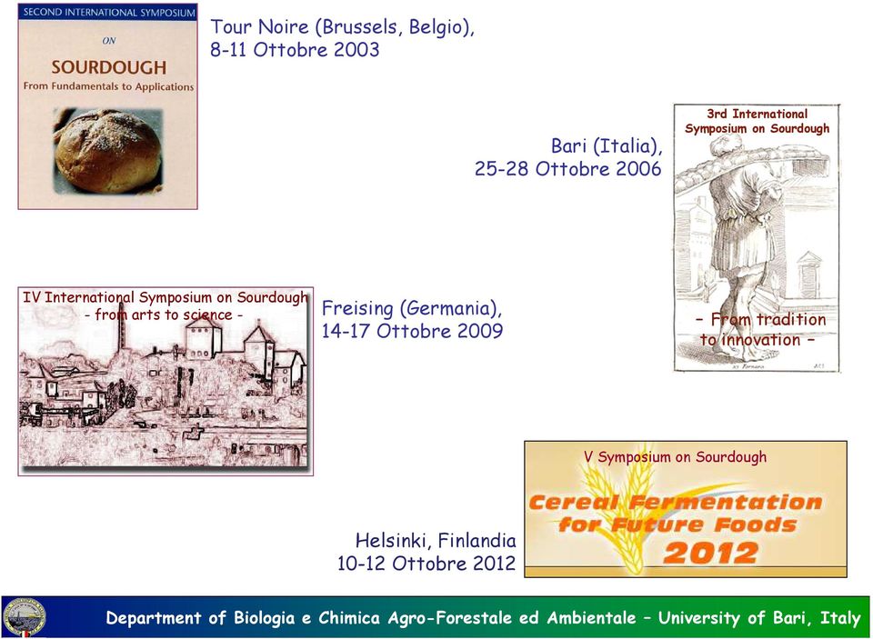 Sourdough - from arts to science - Freising (Germania), 14-17 Ottobre 2009 From