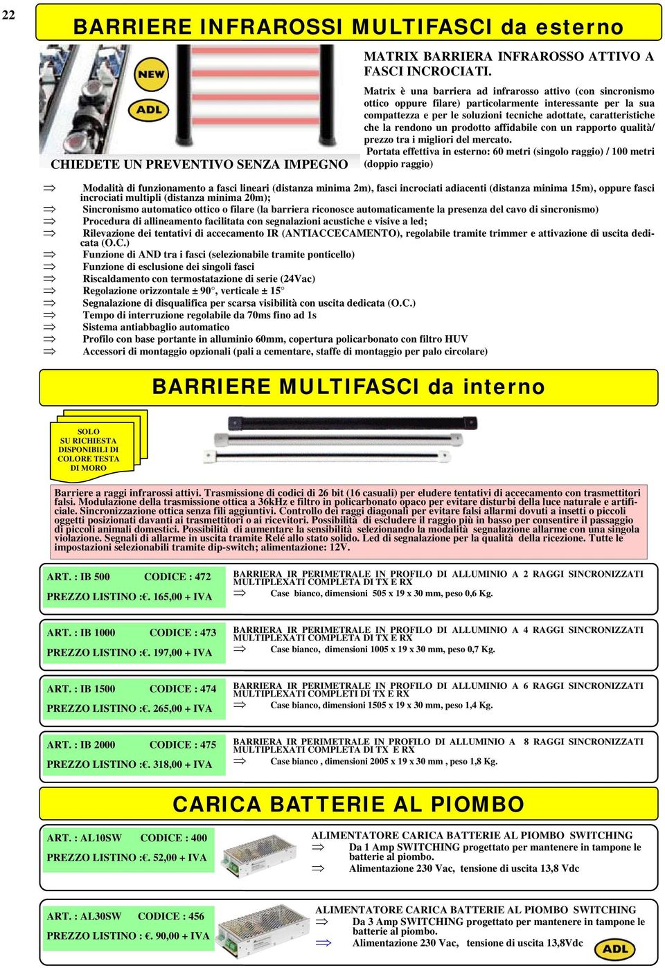 rendono un prodotto affidabile con un rapporto qualità/ prezzo tra i migliori del mercato.