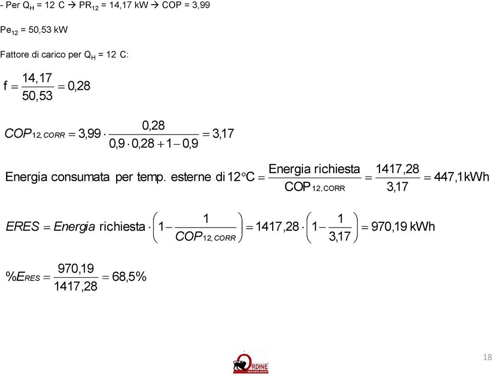 consumata per temp.