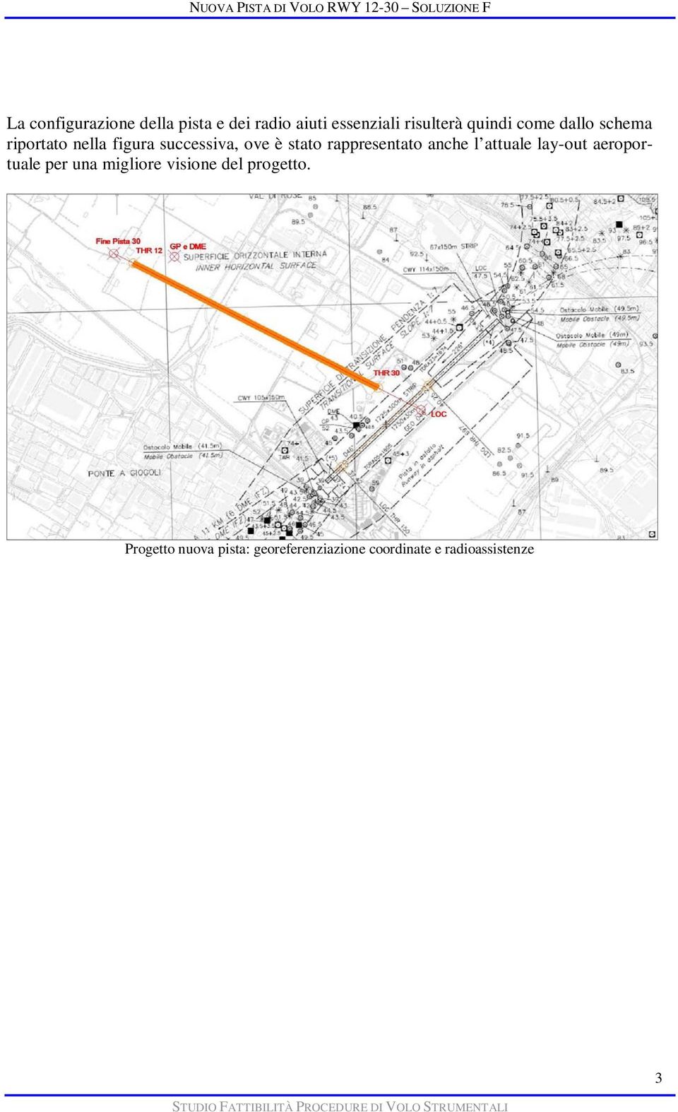 rappresentato anche l attuale lay-out aeroportuale per una migliore visione