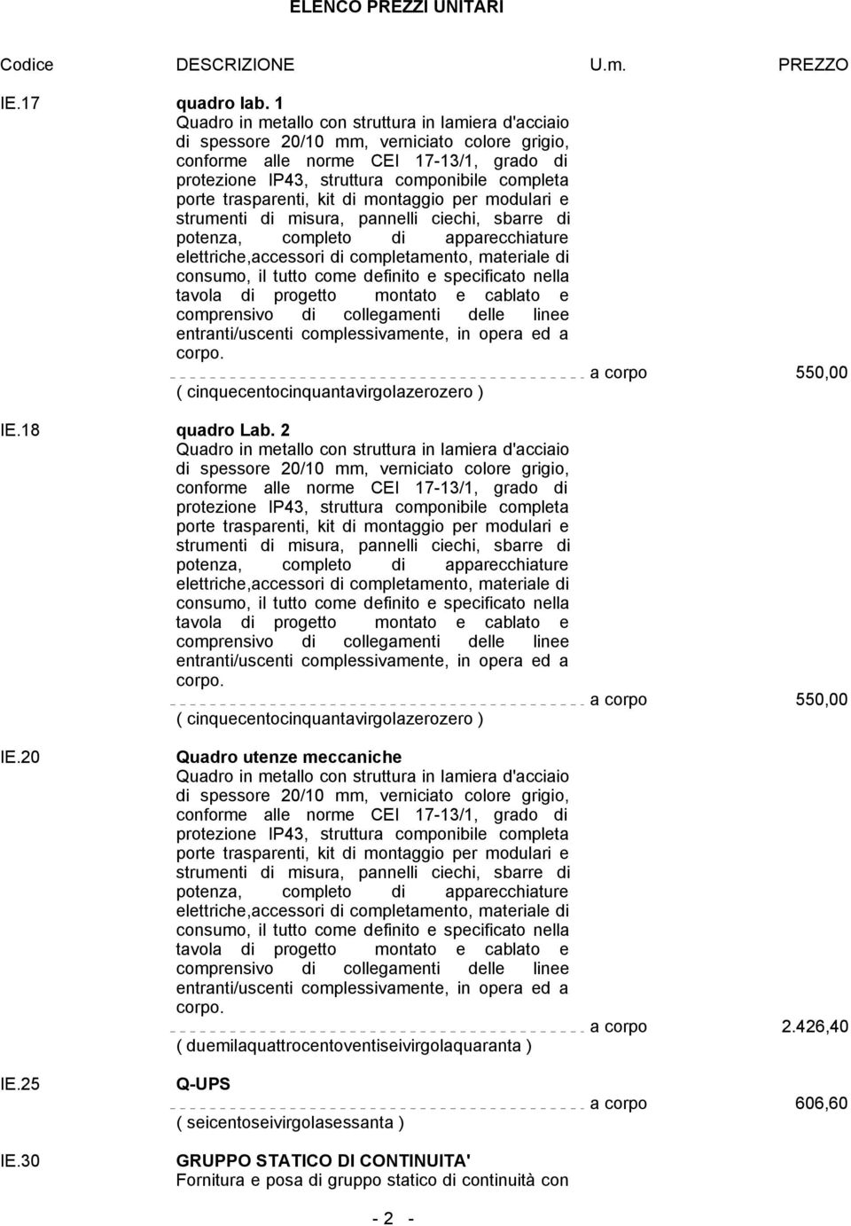 trasparenti, kit di montaggio per modulari e strumenti di misura, pannelli ciechi, sbarre di potenza, completo di apparecchiature elettriche,accessori di completamento, materiale di consumo, il tutto