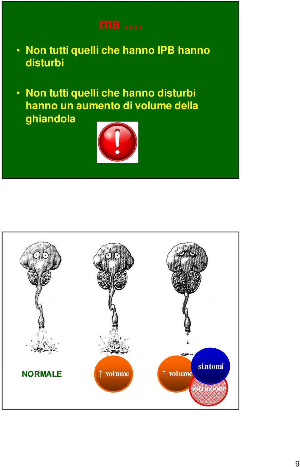 disturbi hanno un aumento di volume della