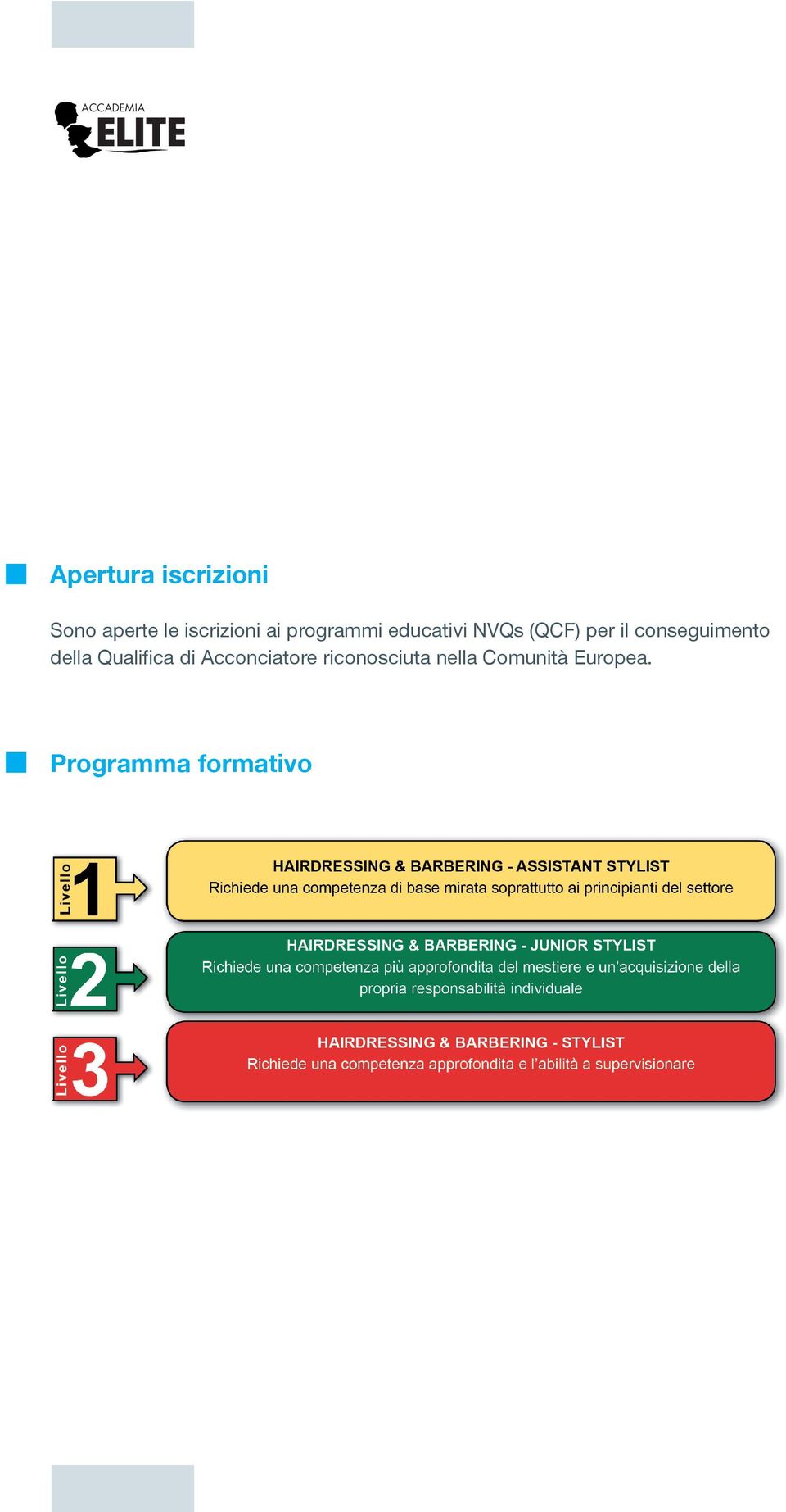 conseguimento della Qualifica di Acconciatore