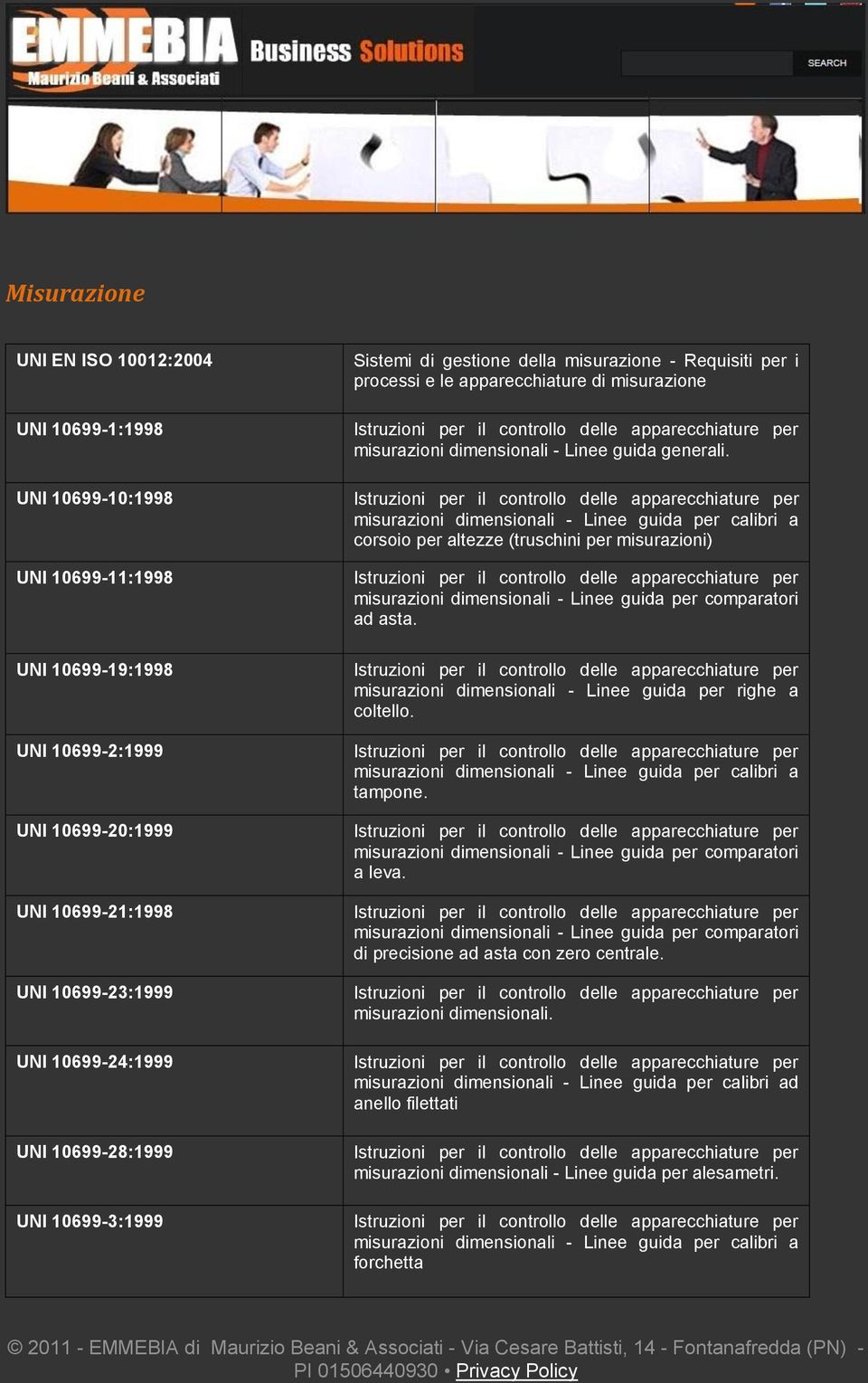 misurazioni dimensionali - Linee guida per calibri a corsoio per altezze (truschini per misurazioni) misurazioni dimensionali - Linee guida per comparatori ad asta.