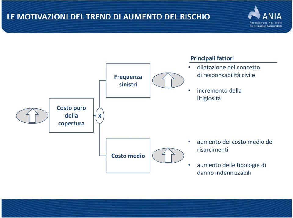 concetto di responsabilità civile incremento della litigiosità Costo