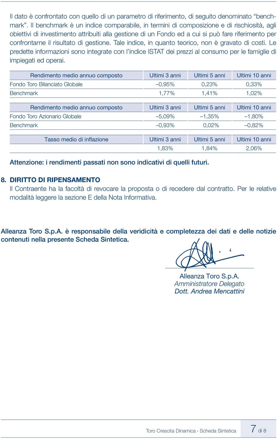 confrontarne il risultato di gestione. Tale indice, in quanto teorico, non è gravato di costi.