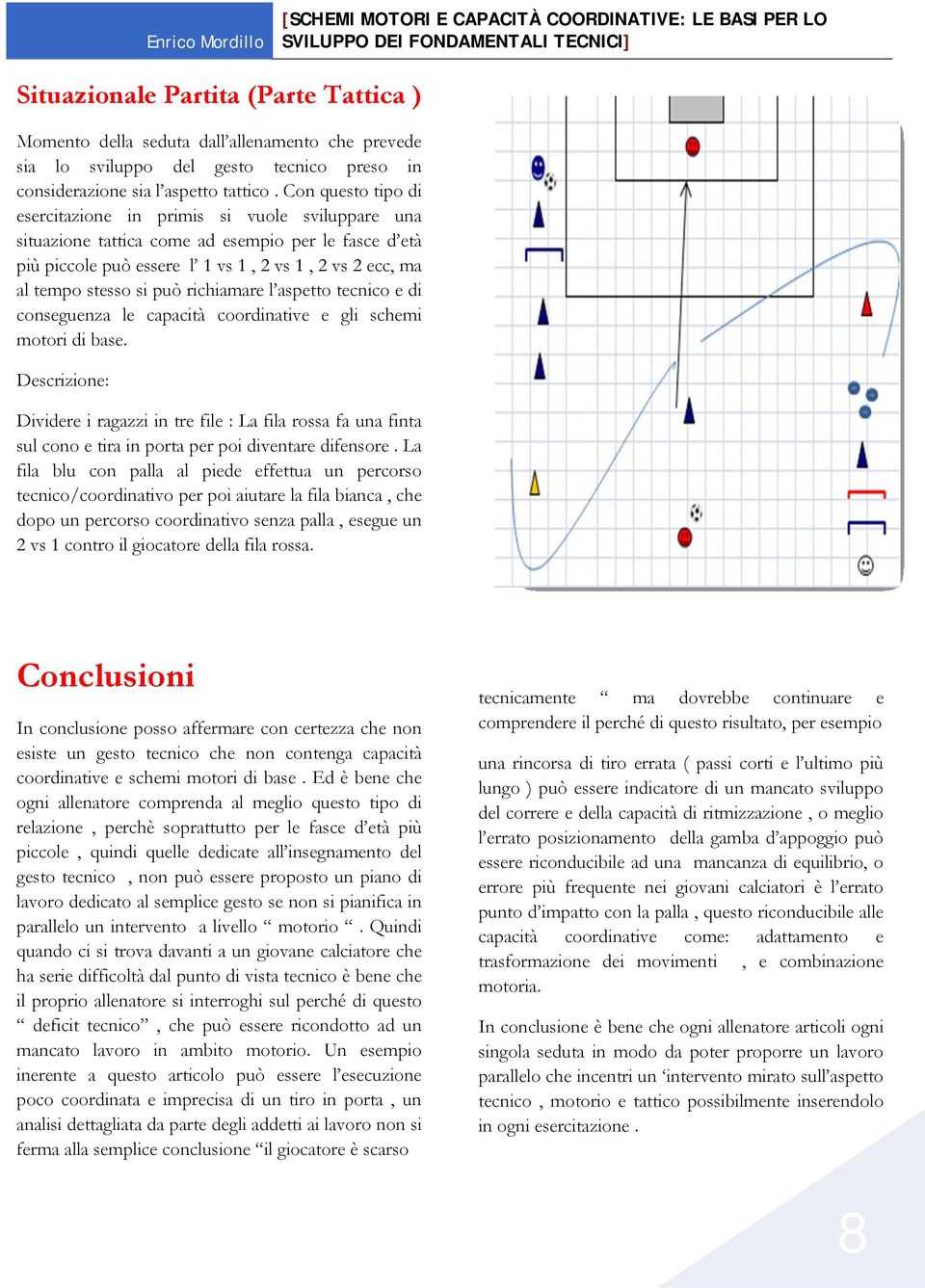 richiamare l aspetto tecnico e di conseguenza le capacità coordinative e gli schemi motori di base.