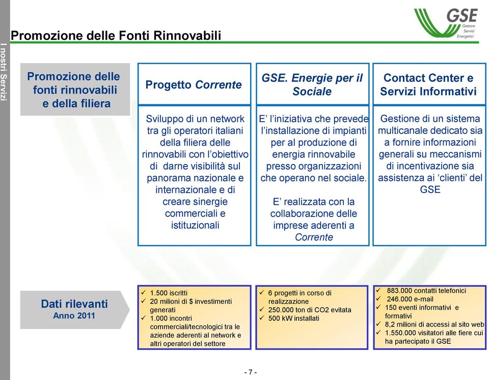 Energie per il Sociale E l iniziativa che prevede l installazione di impianti per al produzione di energia rinnovabile presso organizzazioni che operano nel sociale.