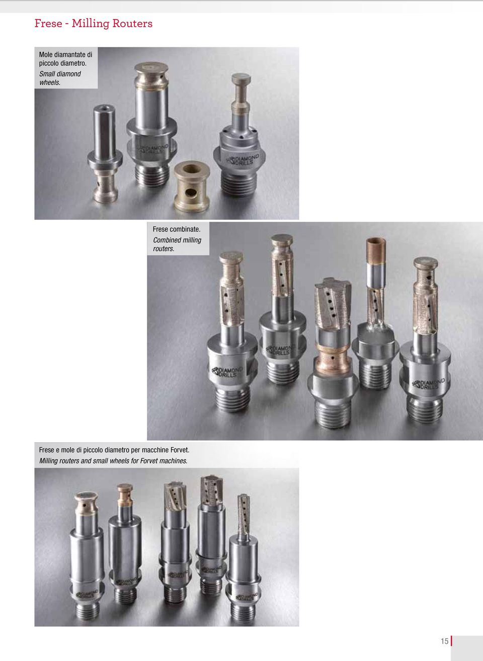 Combined milling routers.