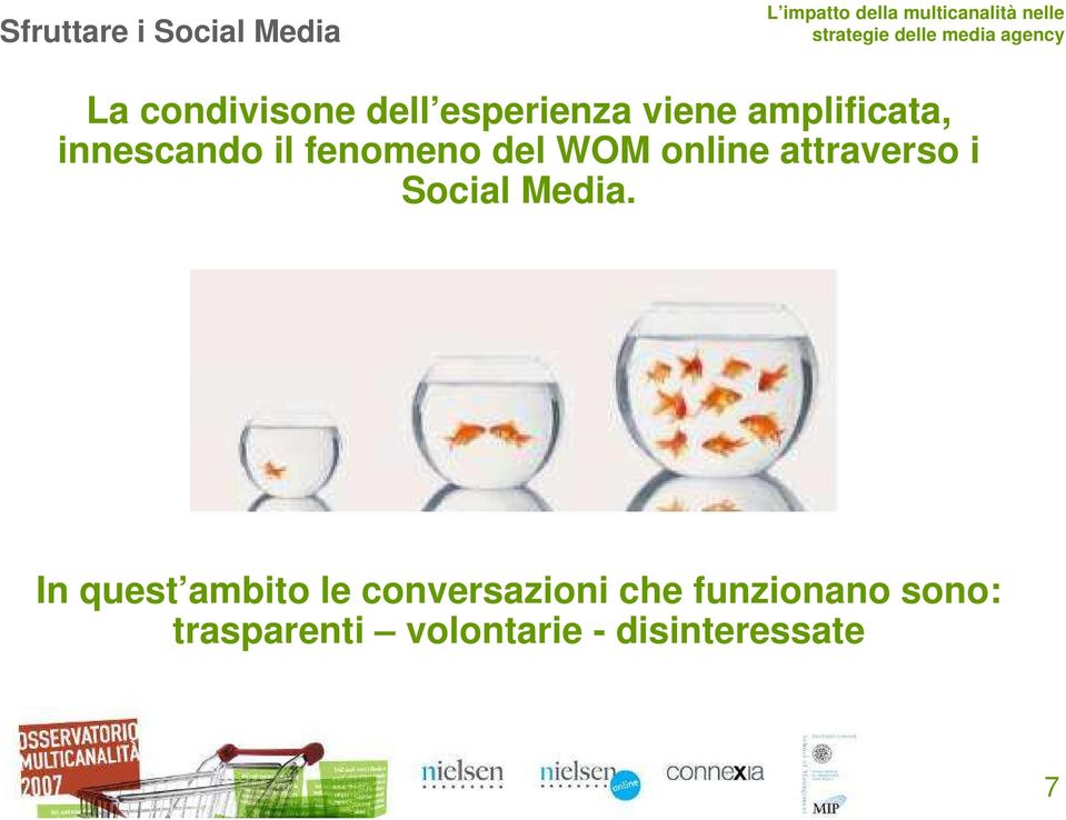 attraverso i Social Media.