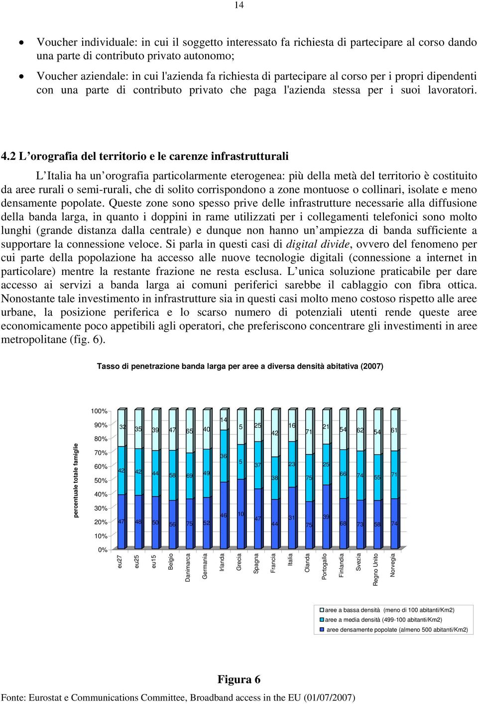 2 L orografia del territorio e le carenze infrastrutturali L Italia ha un orografia particolarmente eterogenea: più della metà del territorio è costituito da aree rurali o semi-rurali, che di solito