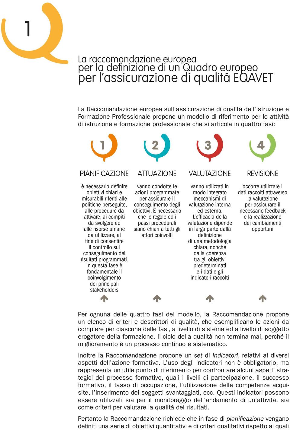 necessario definire obiettivi chiari e misurabili riferiti alle politiche perseguite, alle procedure da attivare, ai compiti da svolgere ed alle risorse umane da utilizzare, al fine di consentire il