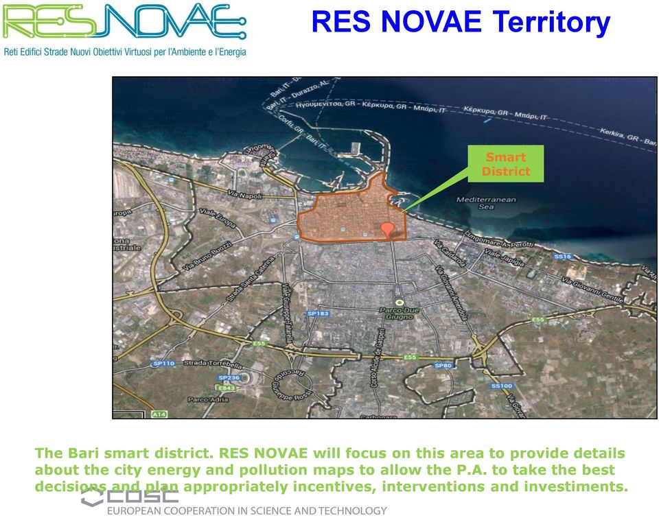 city energy and pollution maps to allow the P.A.