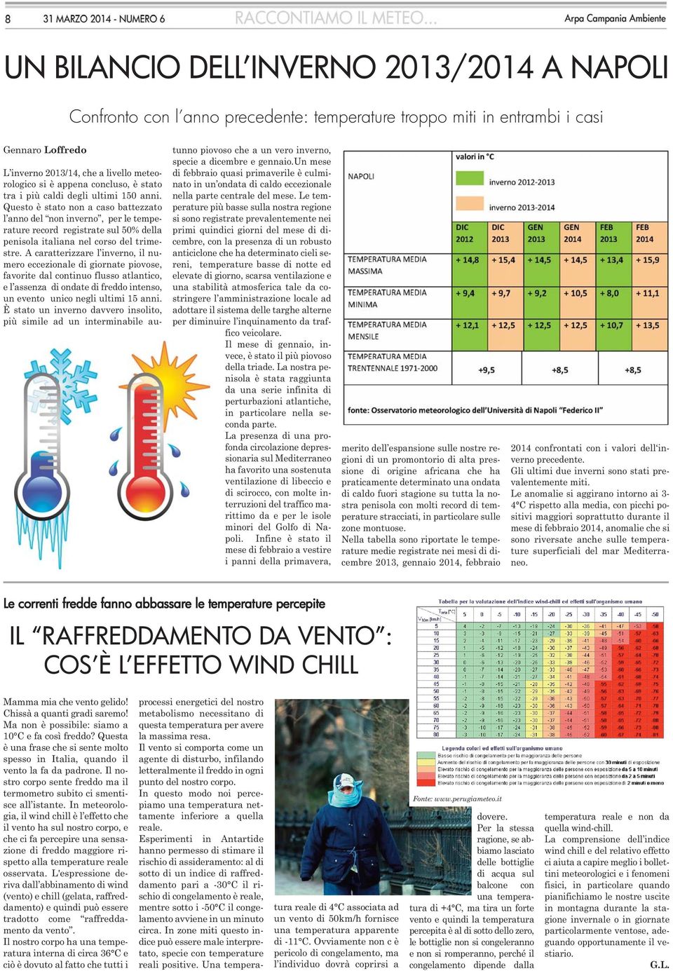 Questo è stato non a caso battezzato l anno del non inverno, per le temperature record registrate sul 50% della penisola italiana nel corso del trimestre.