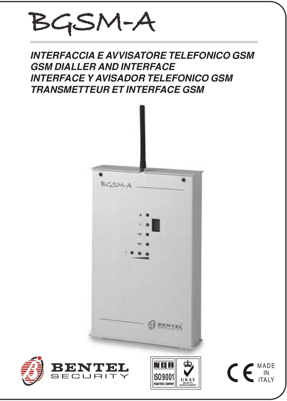 INTERFACE Y AVISADOR TELEFONICO GSM