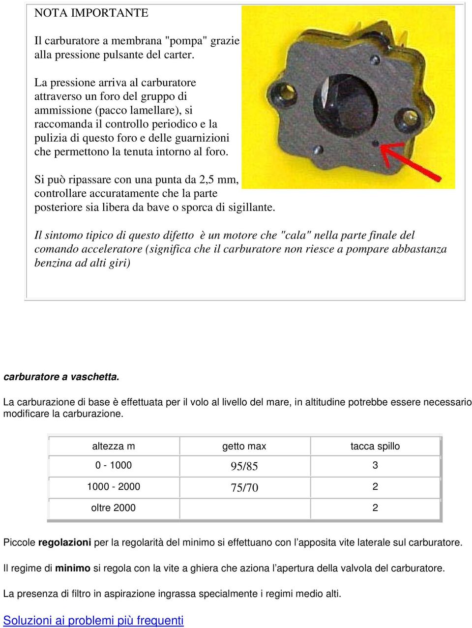 la tenuta intorno al foro. Si può ripassare con una punta da 2,5 mm, controllare accuratamente che la parte posteriore sia libera da bave o sporca di sigillante.