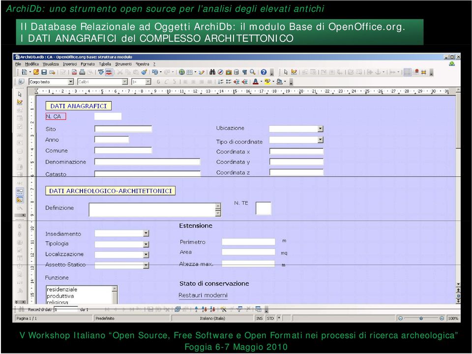 Base di OpenOffice.org.