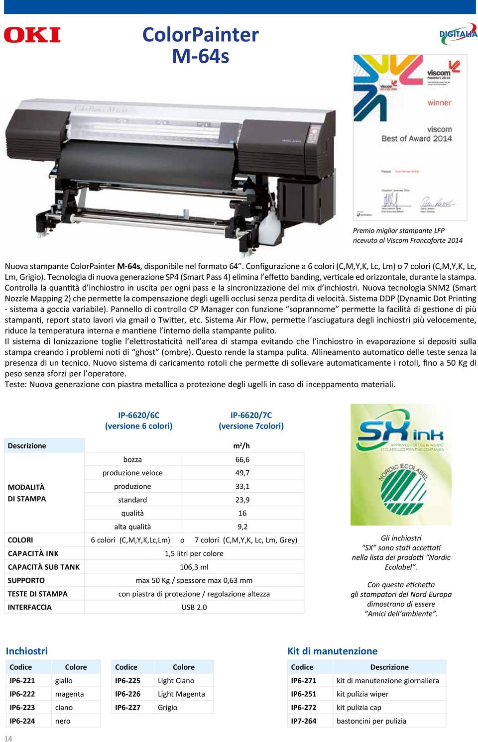 Tecnologia di nuova generazione SP4 (Smart Pass 4) elimina l effetto banding, verticale ed orizzontale, durante la stampa.