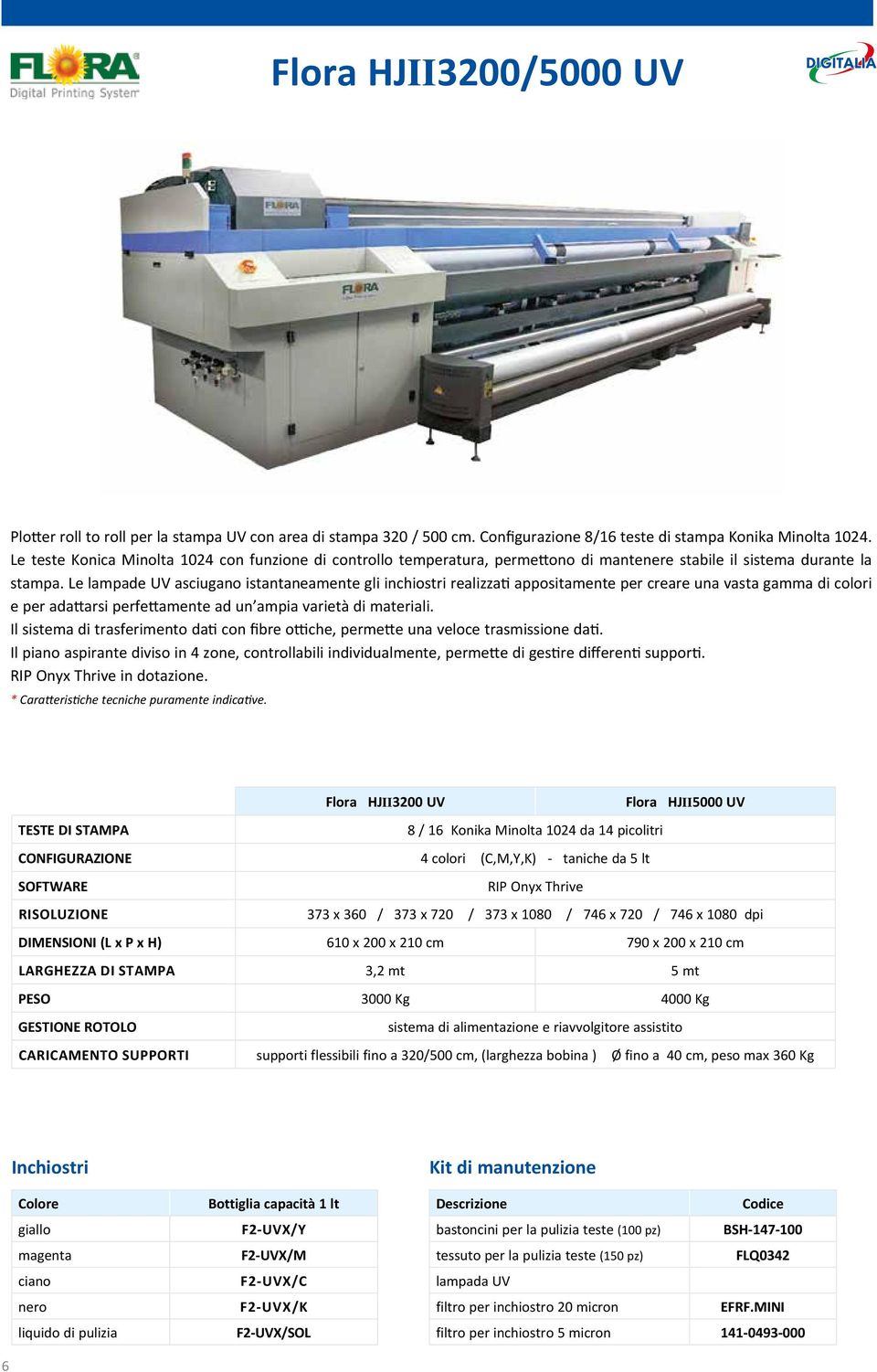 Le lampade UV asciugano istantaneamente gli inchiostri realizzati appositamente per creare una vasta gamma di colori e per adattarsi perfettamente ad un ampia varietà di materiali.