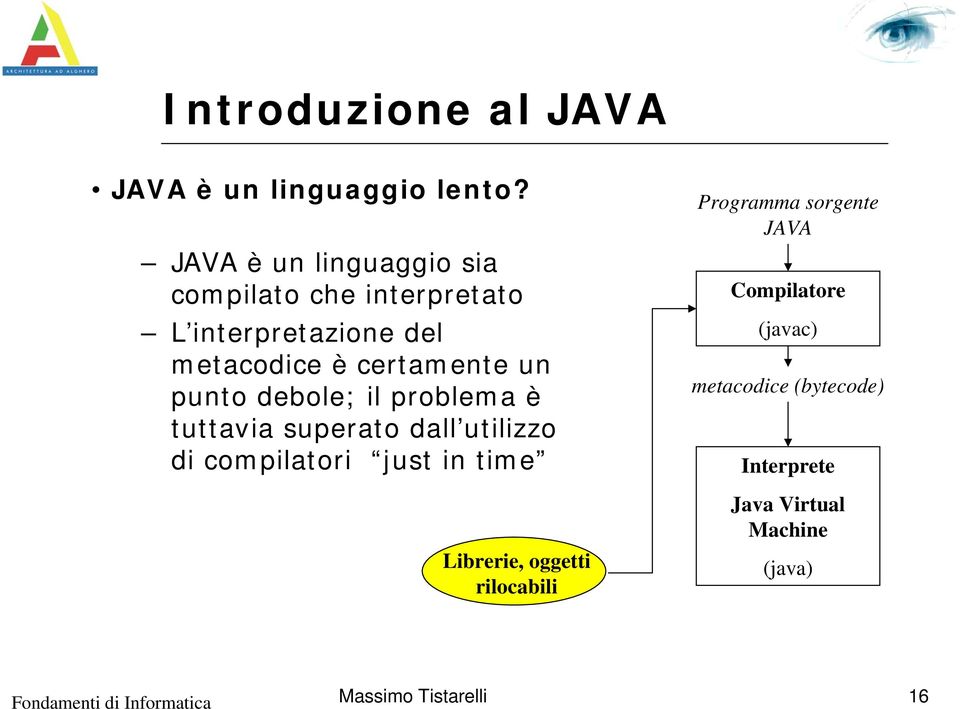 un punto debole; il problema è tuttavia superato dall utilizzo di compilatori just in time