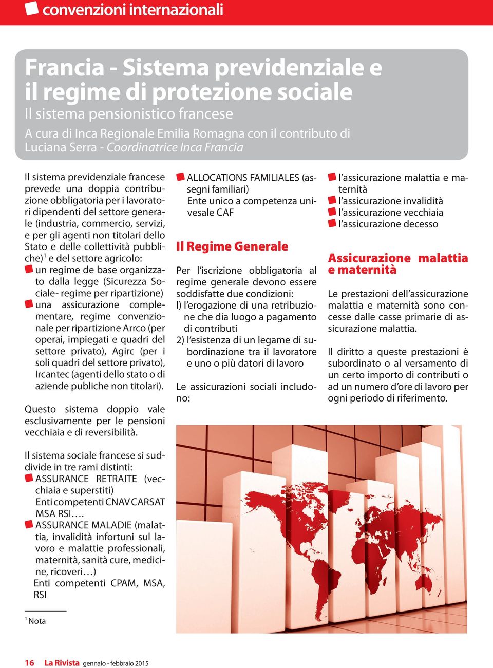 dello Stato e delle collettività pubbliche) 1 e del settore agricolo: un regime de base organizzato dalla legge (Sicurezza Sociale- regime per ripartizione) una assicurazione complementare, regime