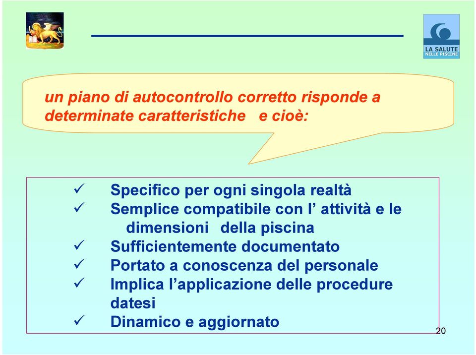 le dimensioni della piscina Sufficientemente documentato Portato a conoscenza