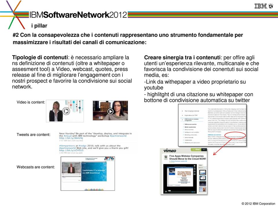 condivisione sui social network.