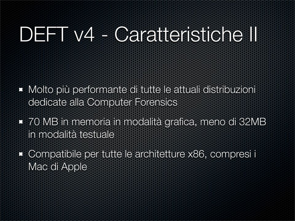 memoria in modalità grafica, meno di 32MB in modalità testuale