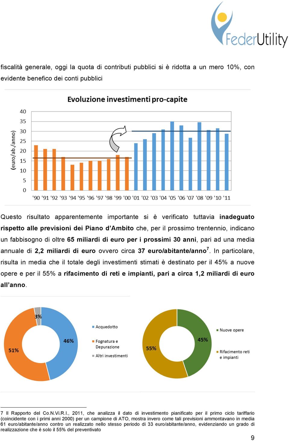 miliardi di euro ovvero circa 37 euro/abitante/anno 7.