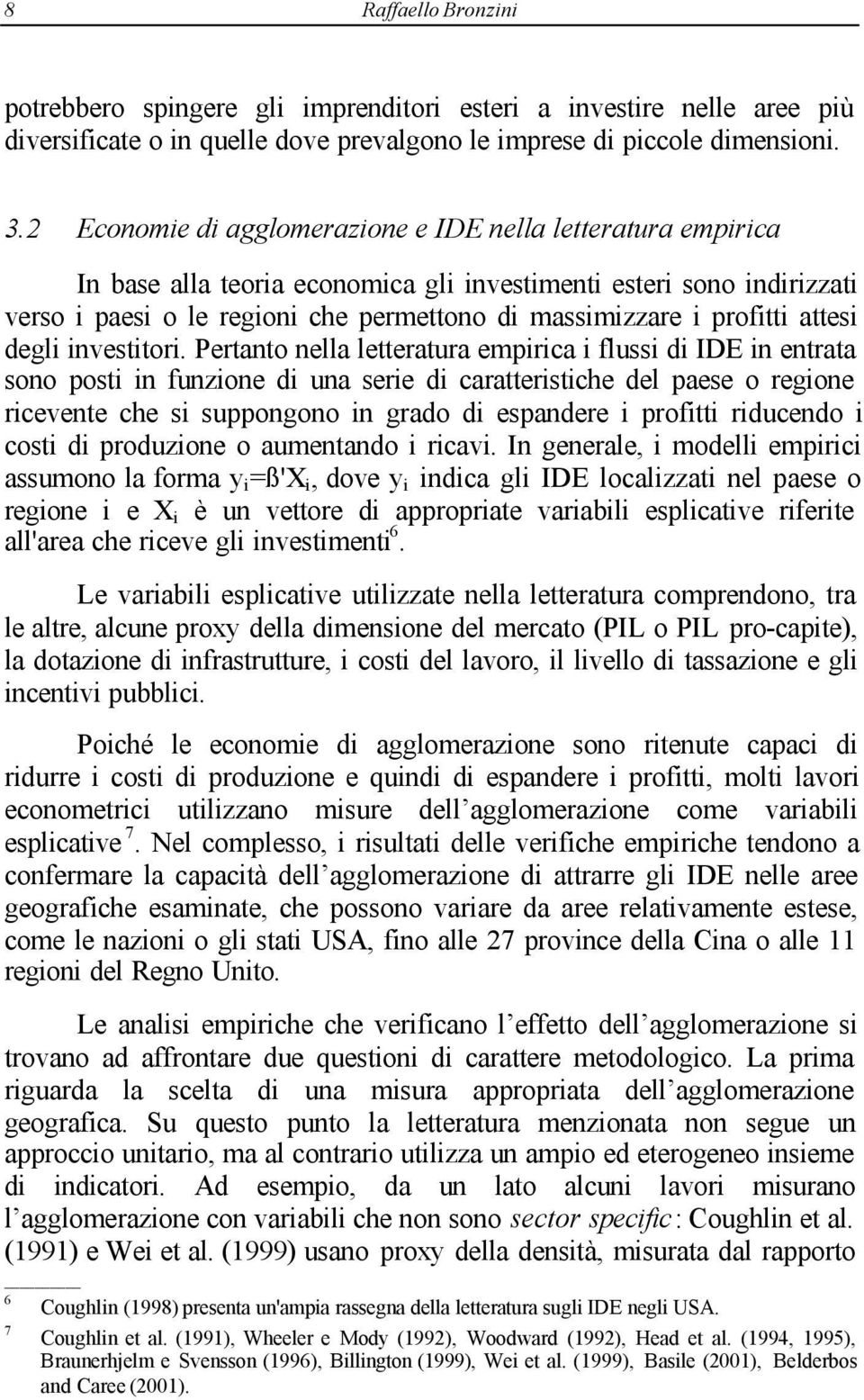 profitti attesi degli investitori.