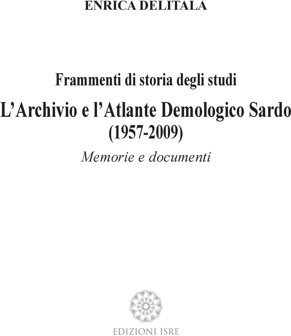 Atlante Demologico Sardo