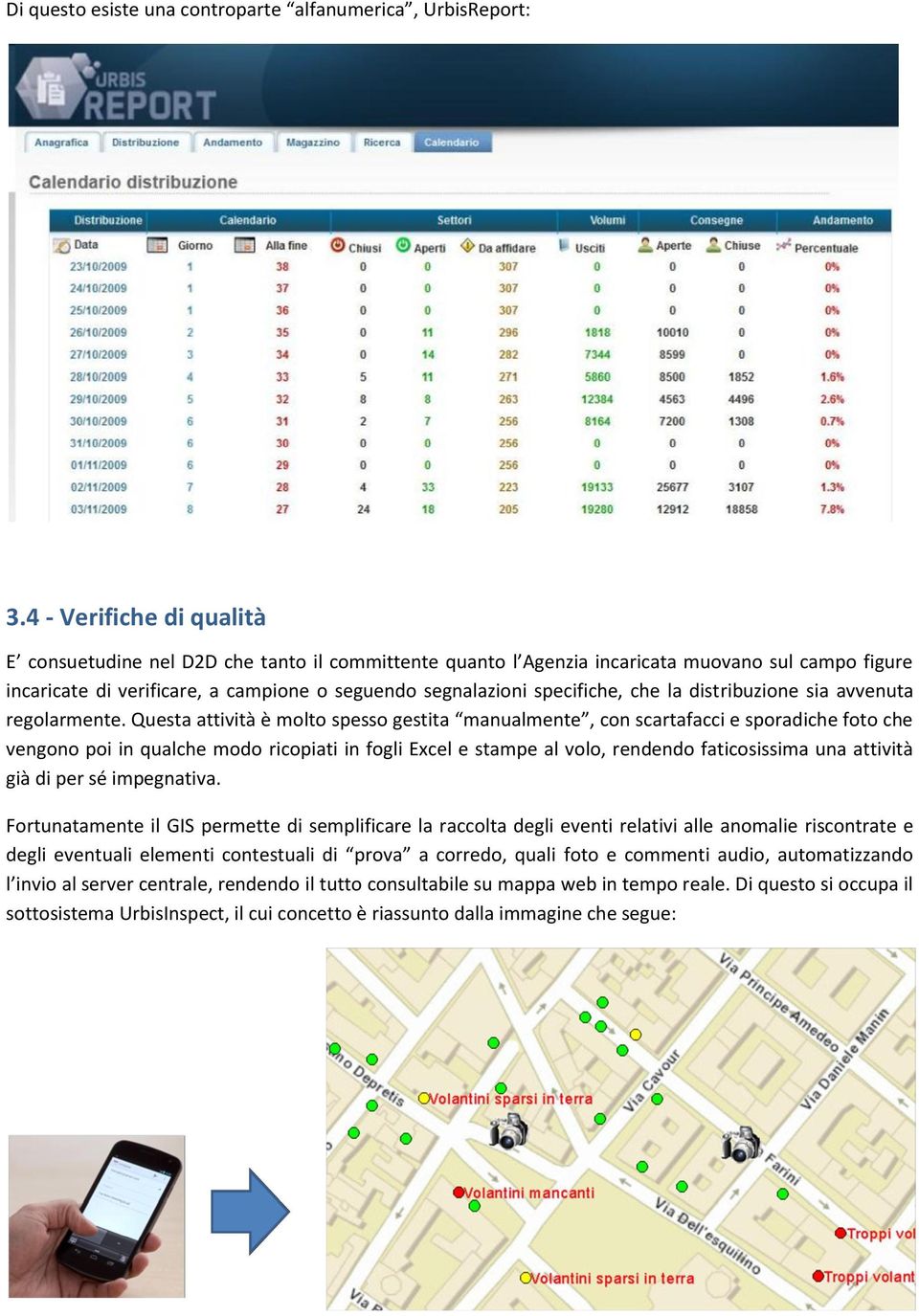 che la distribuzione sia avvenuta regolarmente.