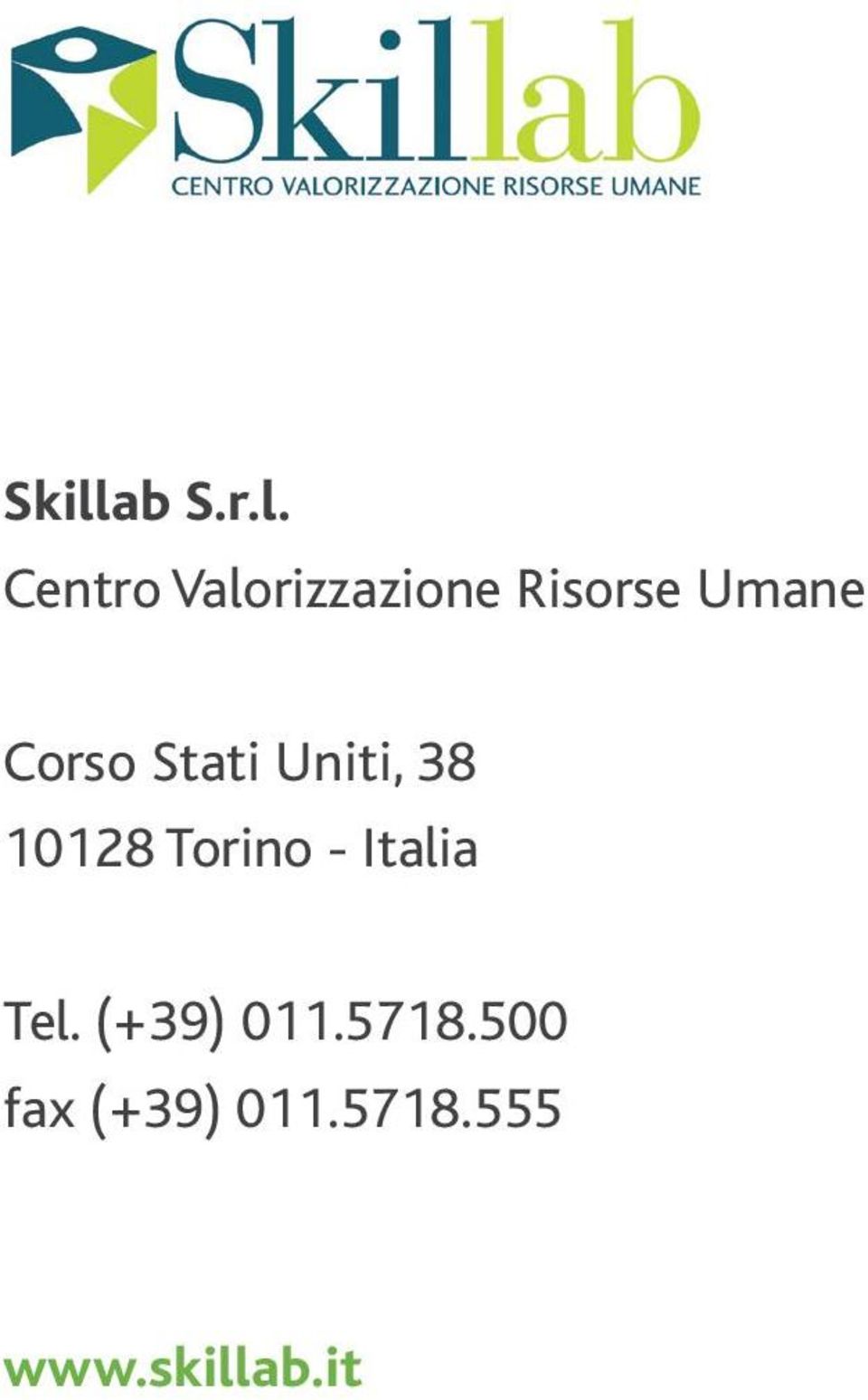 10128 Torino - Italia Tel. (+39) 011.