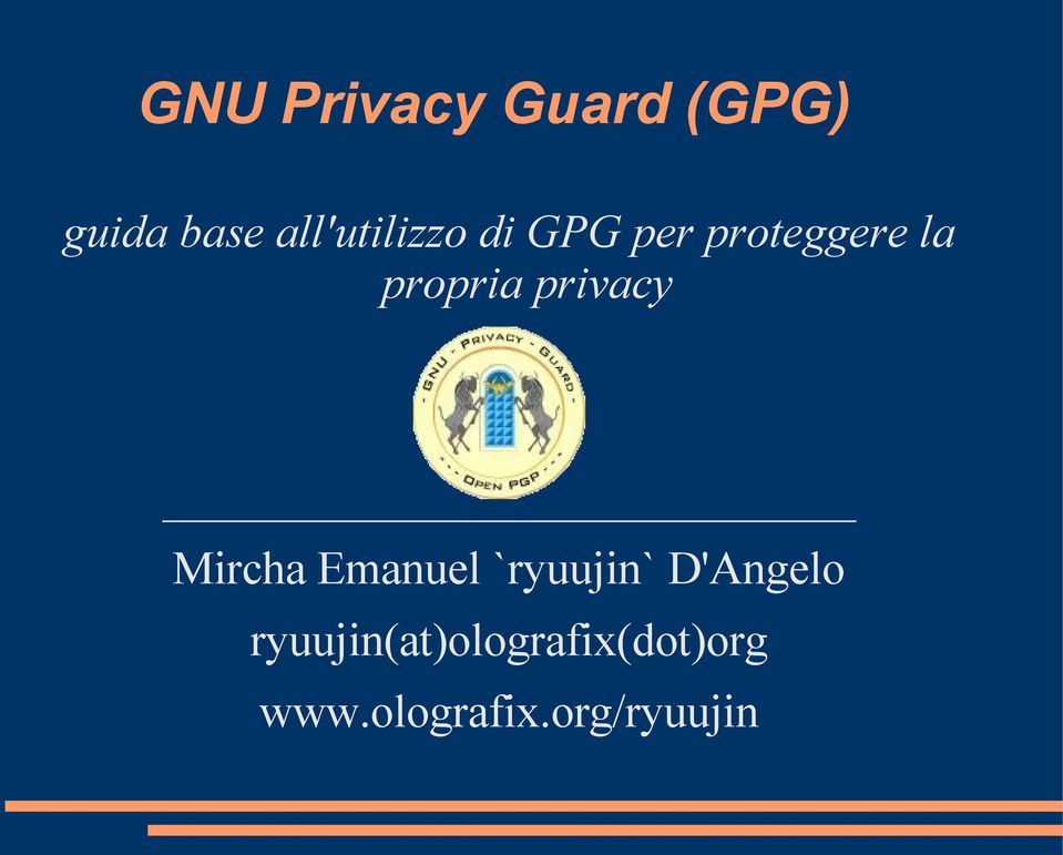 propria privacy Mircha Emanuel `ryuujin`