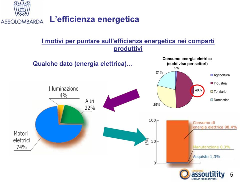 (energia elettrica) Consumo energia elettrica (suddiviso