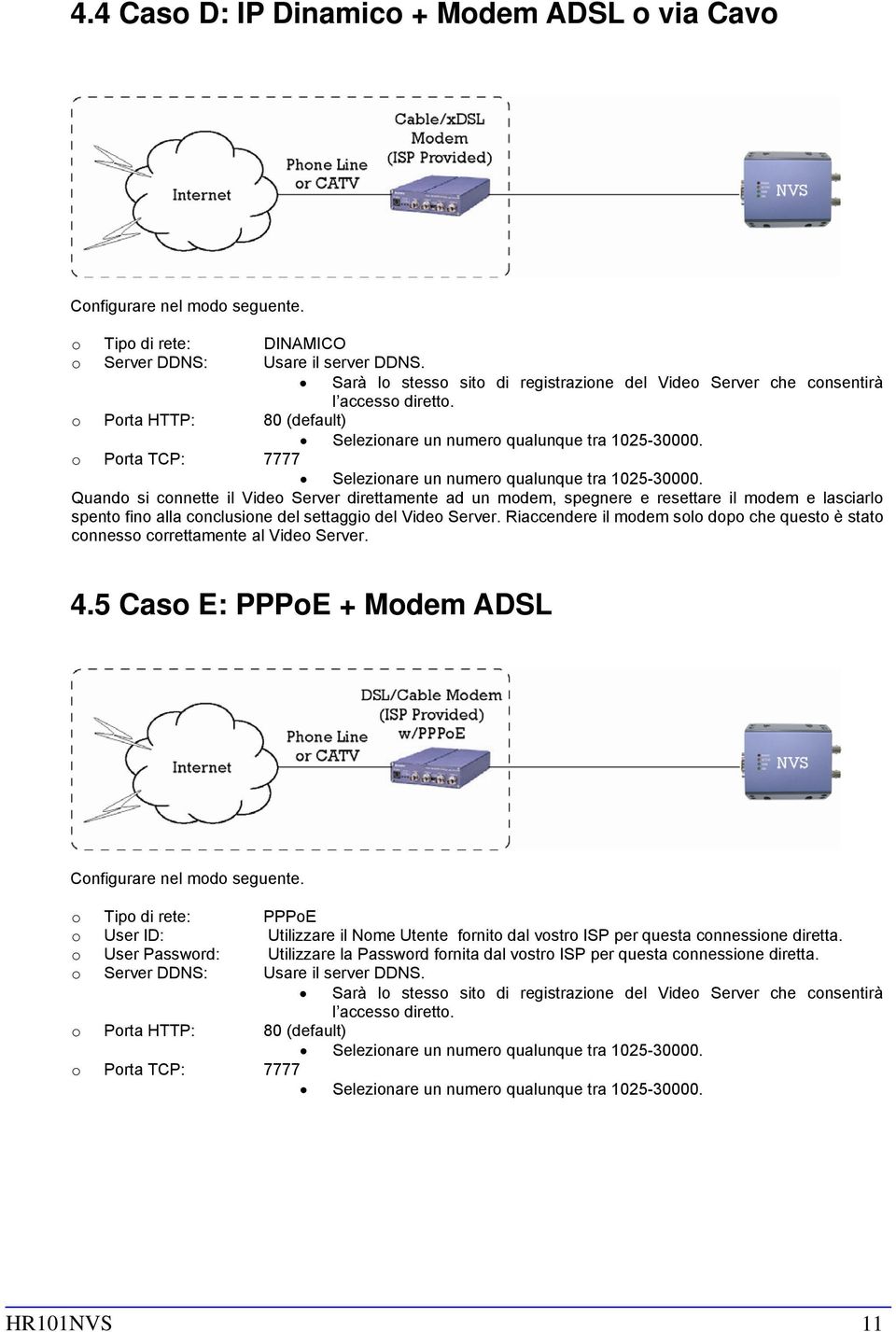 o Porta TCP: 7777 Selezionare un numero qualunque tra 1025-30000.