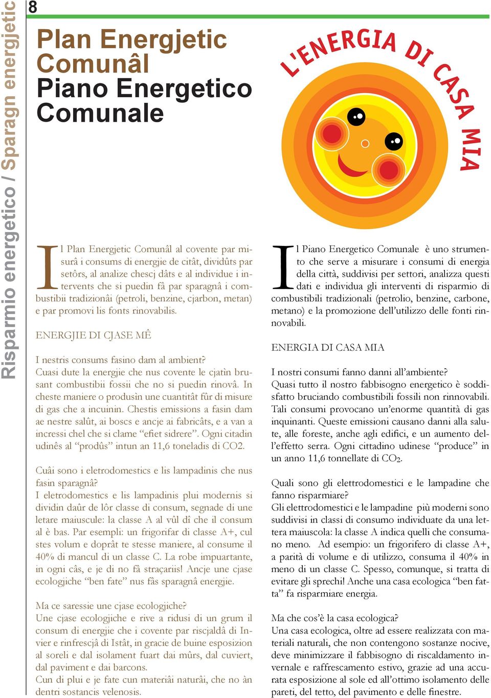 solâr. E je une vore impuartante ancje une buine ventilazion naturâl dai locâi. E se o ves miôr di doprâ lis tecnologjiis tradizionâls?