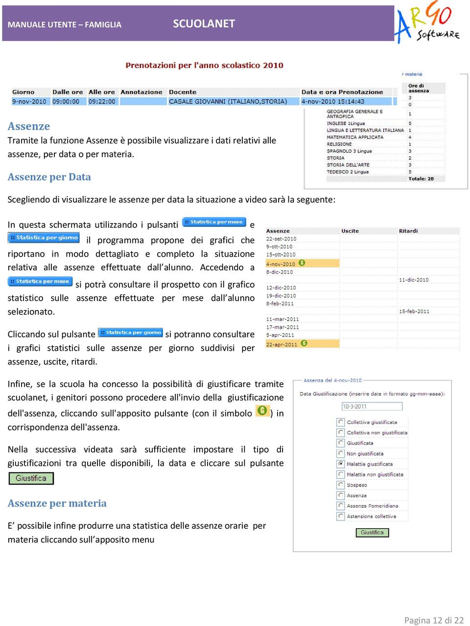 modo dettagliato e completo la situazione relativa alle assenze effettuate dall alunno.