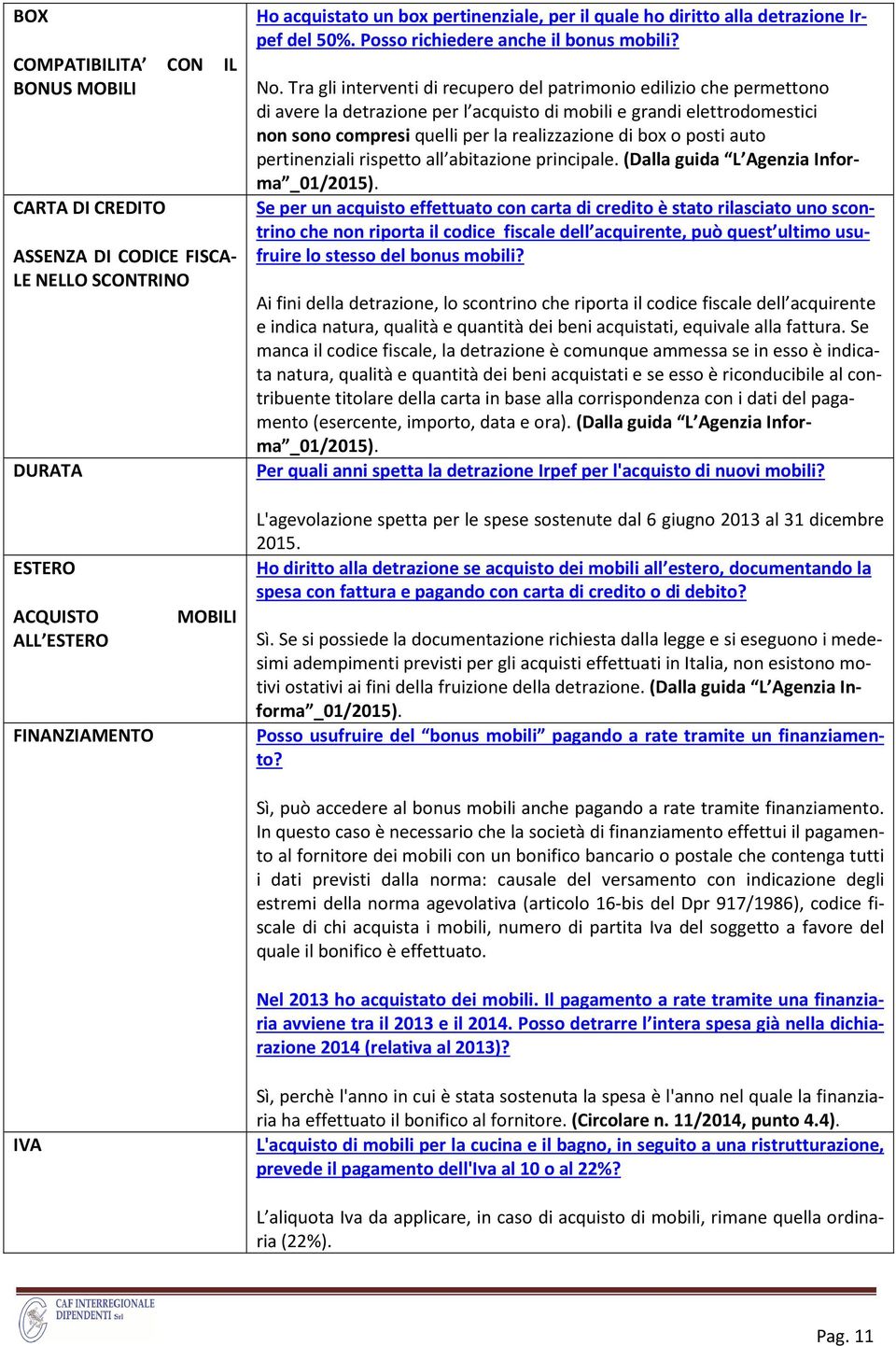 Tra gli interventi di recupero del patrimonio edilizio che permettono di avere la detrazione per l acquisto di mobili e grandi elettrodomestici non sono compresi quelli per la realizzazione di box o