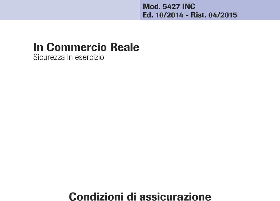 04/2015 In Commercio Reale