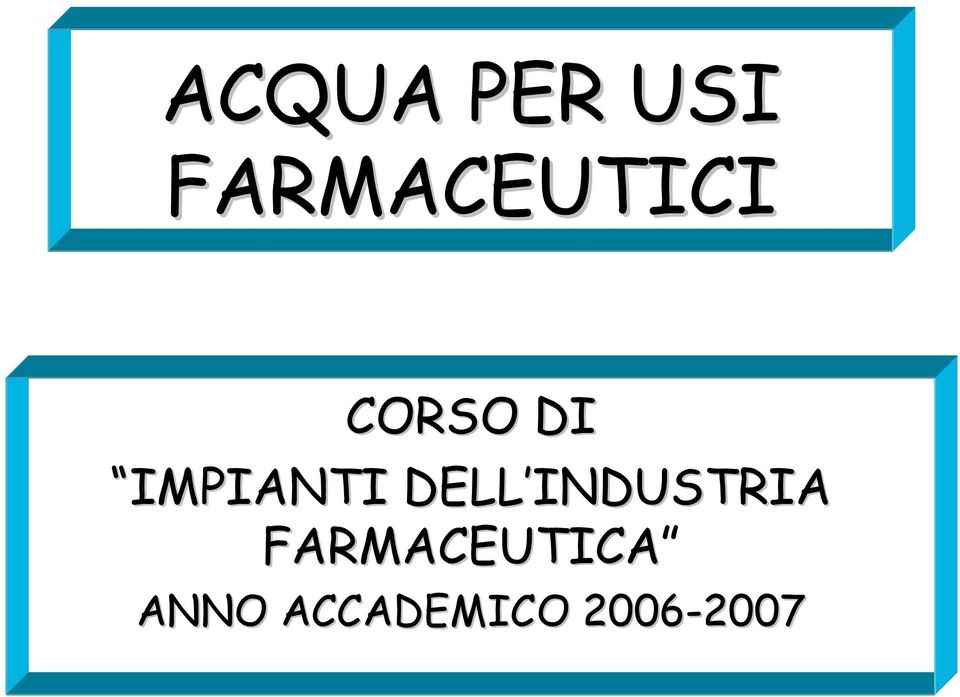 IMPIANTI DELL INDUSTRIA