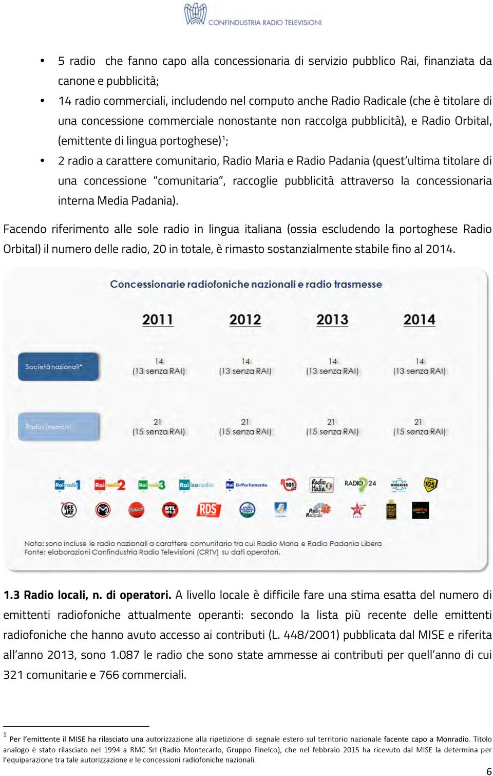 di una concessione comunitaria, raccoglie pubblicità attraverso la concessionaria interna Media Padania).