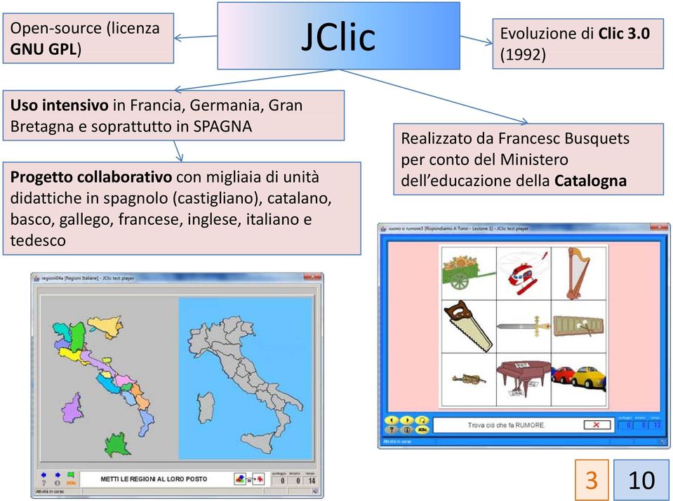 Progetto collaborativo con migliaia di unità didattiche in spagnolo (castigliano), catalano,