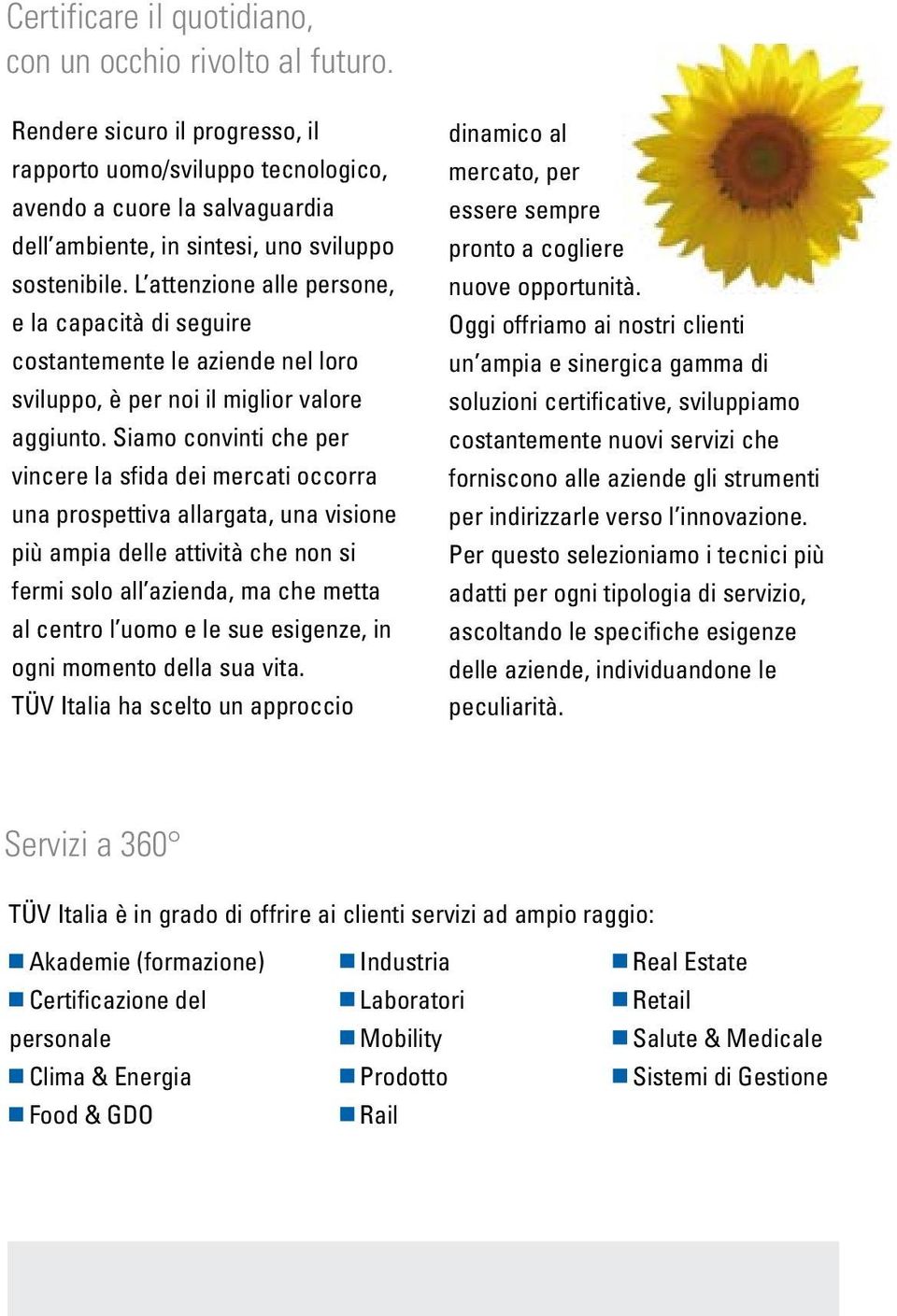 L attenzione alle persone, e la capacità di seguire costantemente le aziende nel loro sviluppo, è per noi il miglior valore aggiunto.