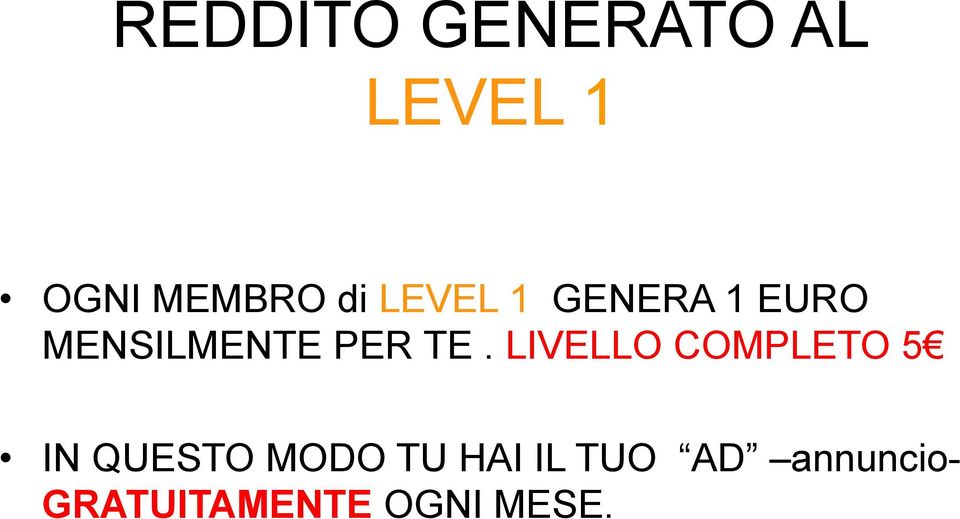 LIVELLO COMPLETO 5 IN QUESTO MODO TU HAI