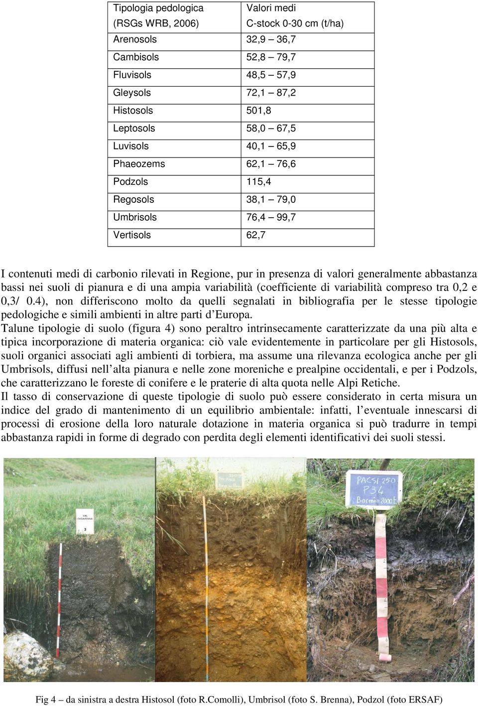 bassi nei suoli di pianura e di una ampia variabilità (coefficiente di variabilità compreso tra 0,2 e 0,3/ 0.