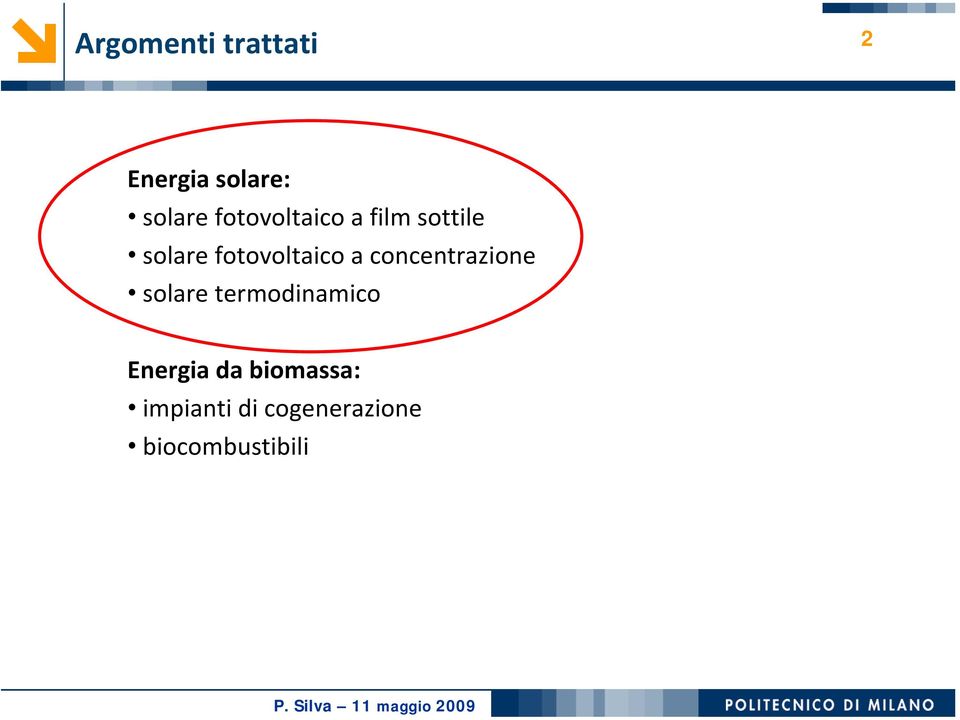 a concentrazione solare termodinamico Energia