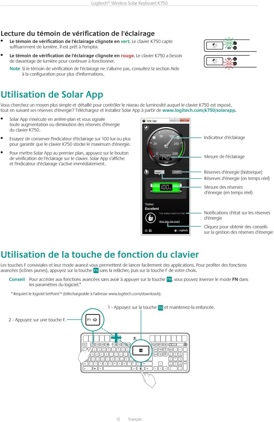 Note Si le témoin de vérification de l'éclairage ne s'allume pas, consultez la section Aide à la configuration pour plus d'informations.