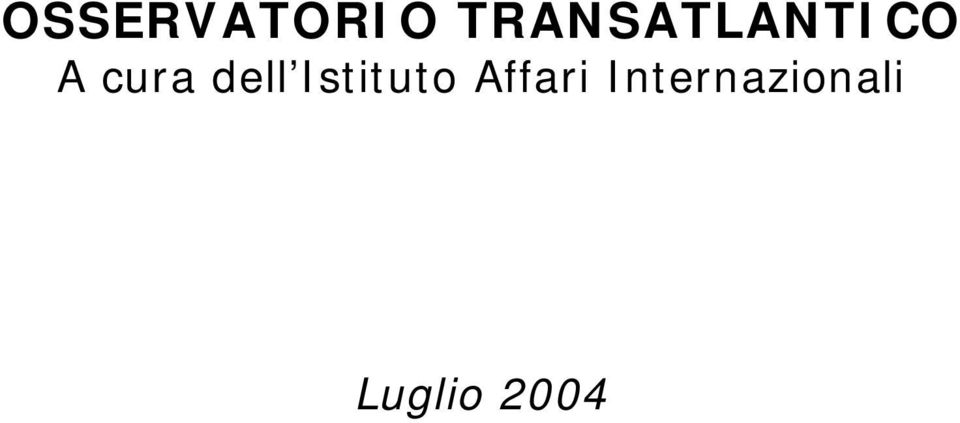 cura dell Istituto