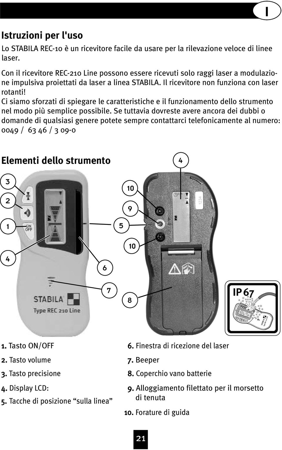 Ci siamo sforzati di spiegare le caratteristiche e il funzionamento dello strumento nel modo più semplice possibile.